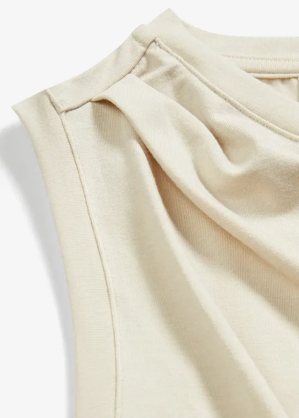 T-shirt avec drap&eacute;, bonprix