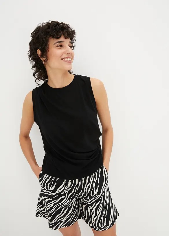 T-shirt avec drap&eacute;, bonprix