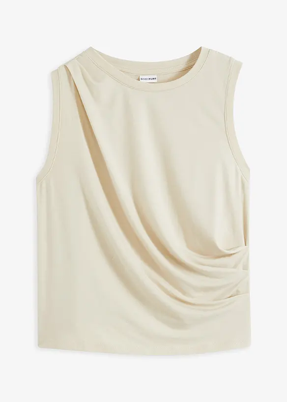 T-shirt avec drap&eacute;, bonprix