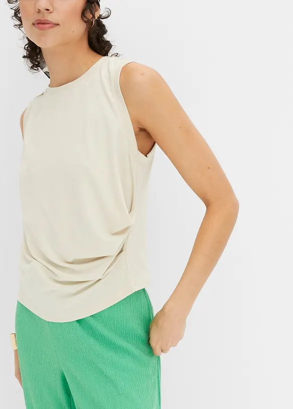 T-shirt avec drap&eacute;, bonprix