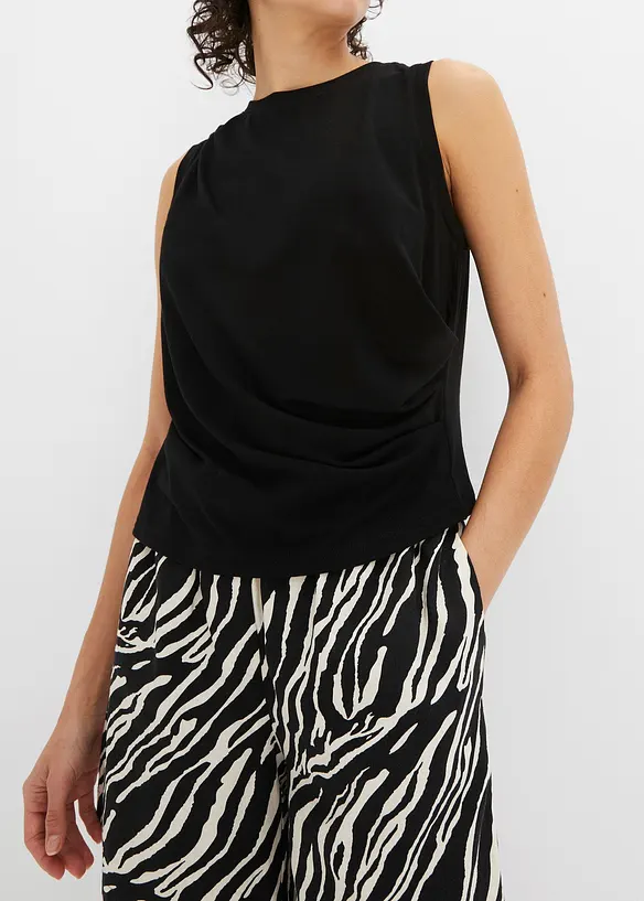 T-shirt avec drap&eacute;, bonprix