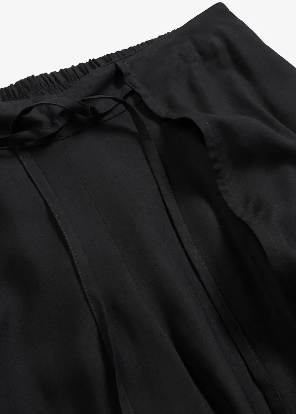 Pantalon avec fente en viscose, bonprix