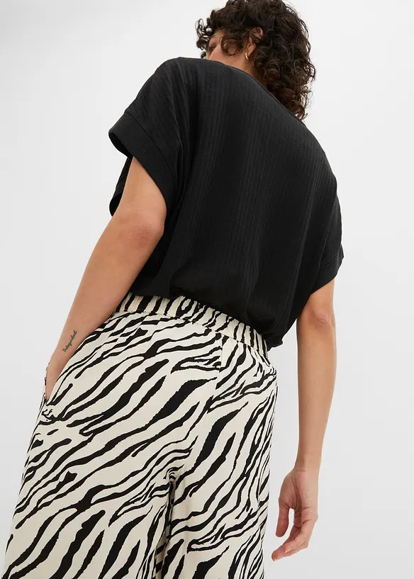 Pantalon à taille élastiquée, bonprix