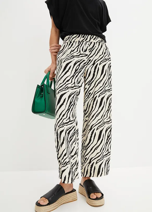 Pantalon à taille élastiquée, bonprix