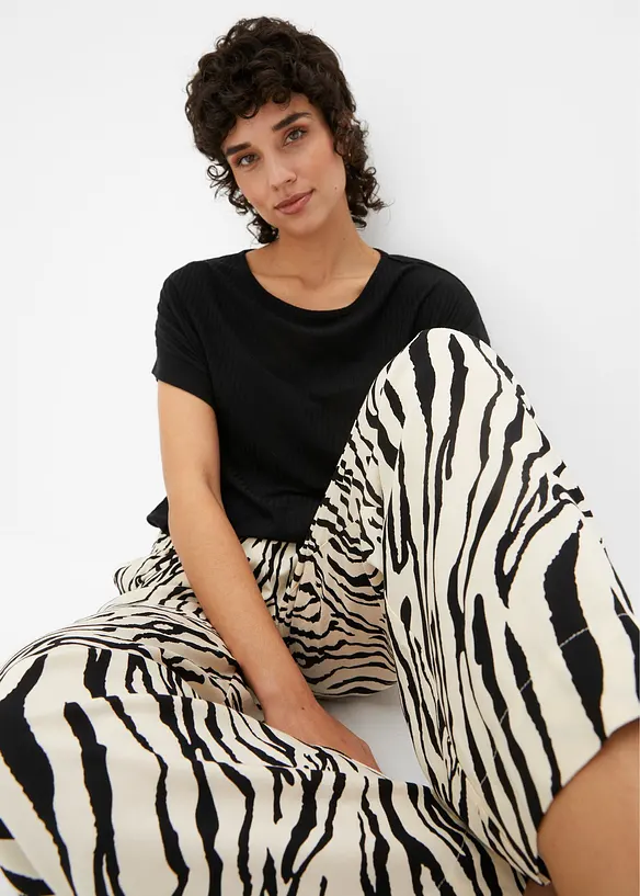 Pantalon à taille élastiquée, bonprix