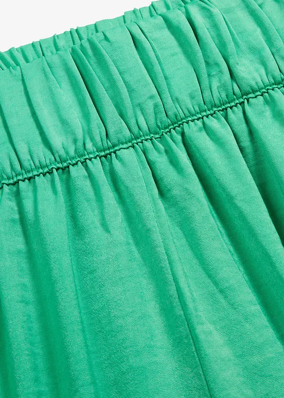 Pantalon palazzo léger et fluide, taille haute et confortable, long, bonprix