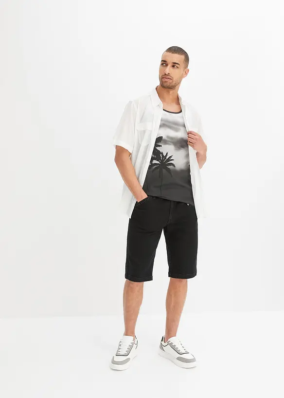 Chemise manches courtes 100% coton, bonprix