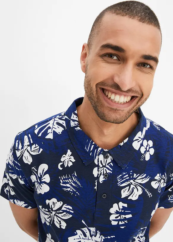 Polo en jersey, manches courtes, en coton, bonprix