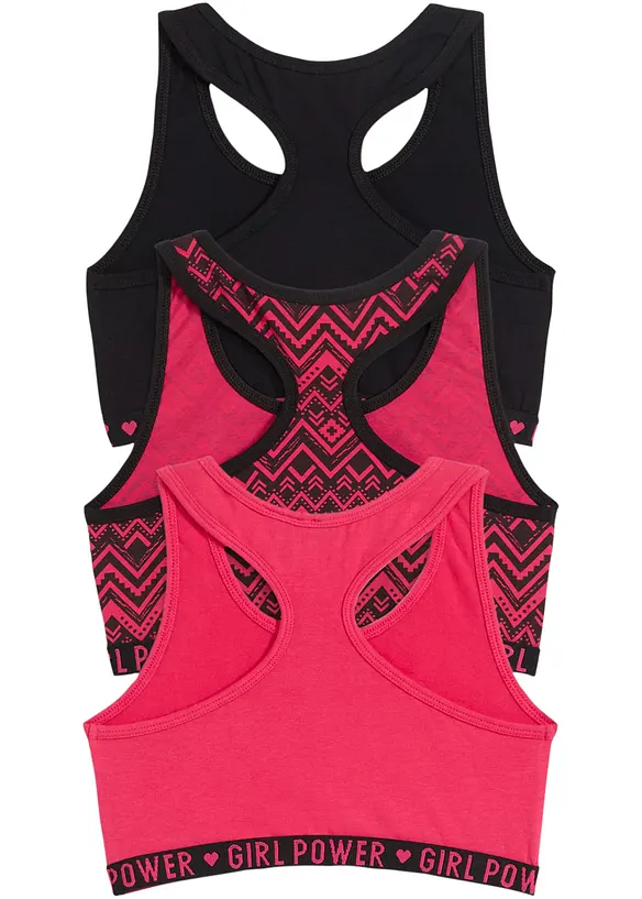 Lot de 3 brassières douces, bonprix