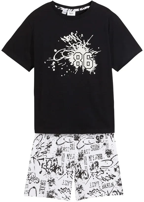 Pyjashort 100% coton (ens. 2 pces), bonprix