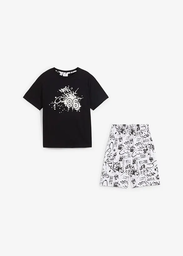 Pyjashort 100% coton (ens. 2 pces), bonprix