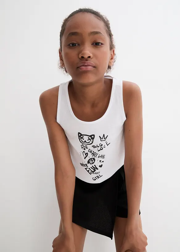 Top et jupe fille (ens. 2 pces), bonprix