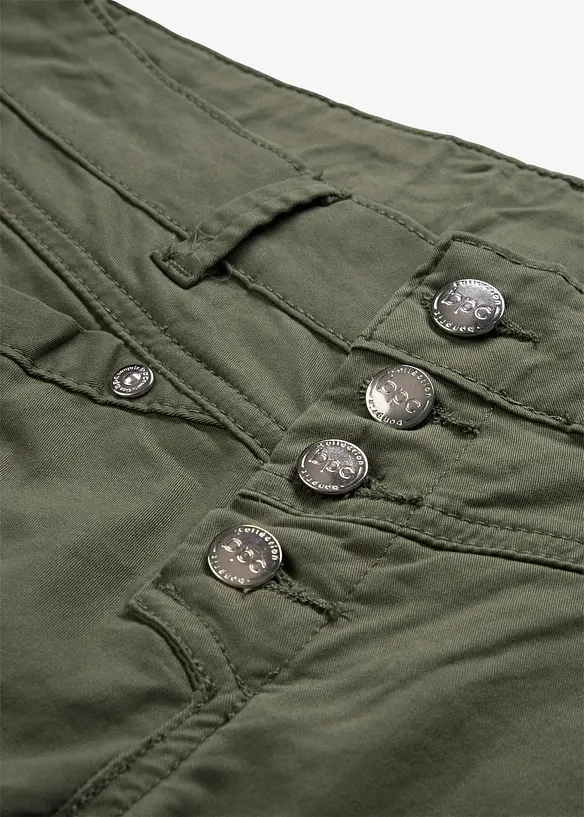 Pantalon extensible effet froissé, bonprix