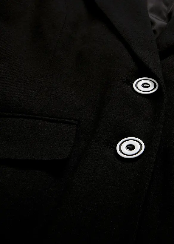 Blazer en coton à détails rayés, bonprix