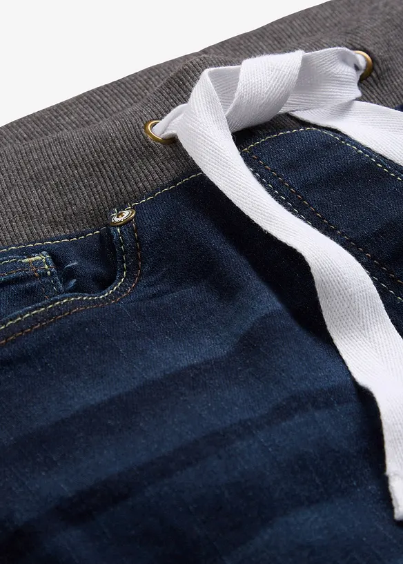 Jean Boyfriend, taille mi-haute élastiquée, bonprix