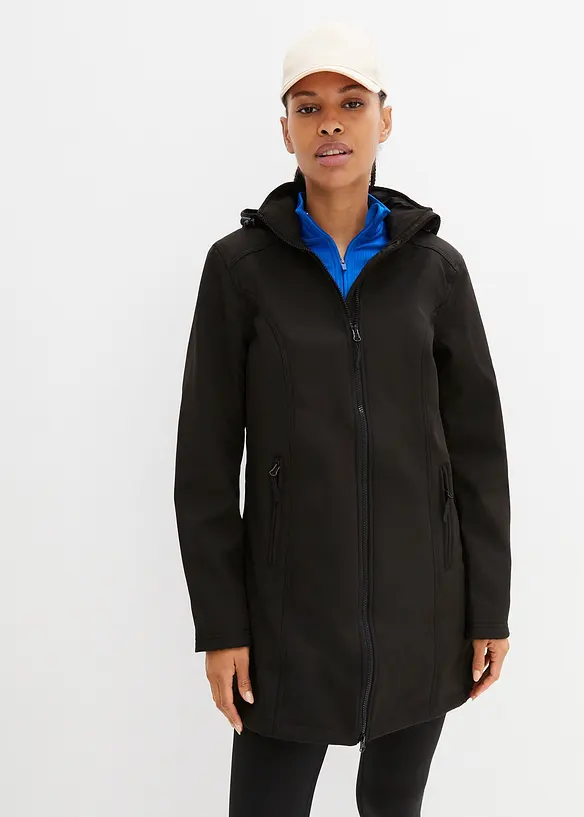 Parka déperlante en softshell, bonprix