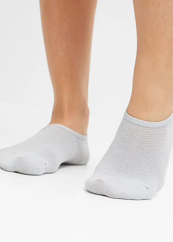 Lot de 5 paires de prot&egrave;ge-pieds en polyester rafra&icirc;chissant, bonprix