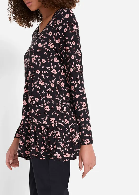 Longue tunique en jersey viscose, bonprix