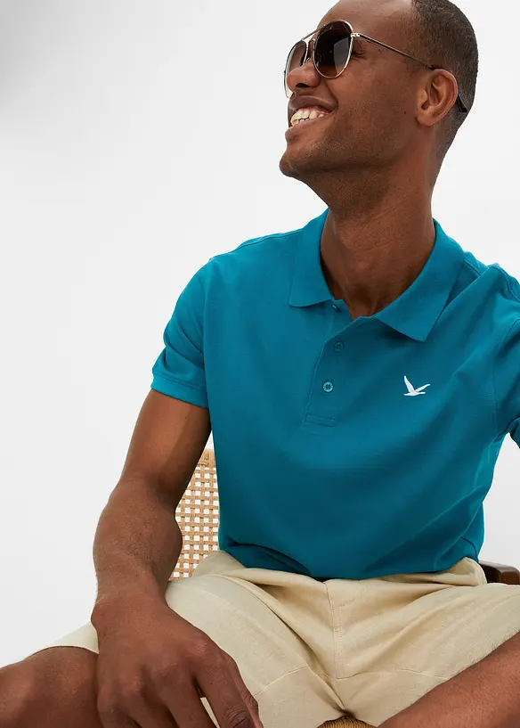 Lot de 2 polos manches courtes, bonprix