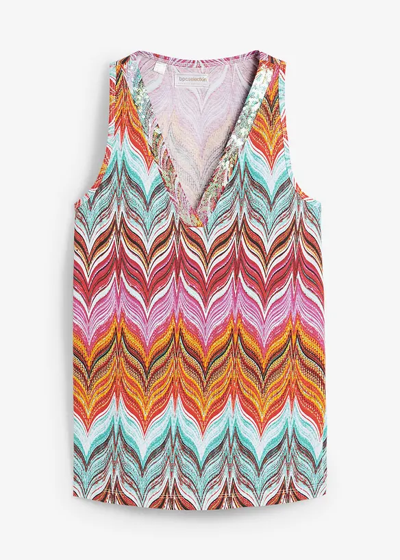 Haut à sequins, bonprix