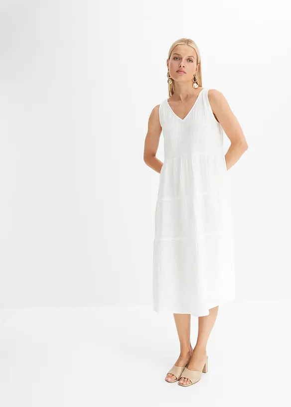 Robe en gaze 100% coton, bonprix