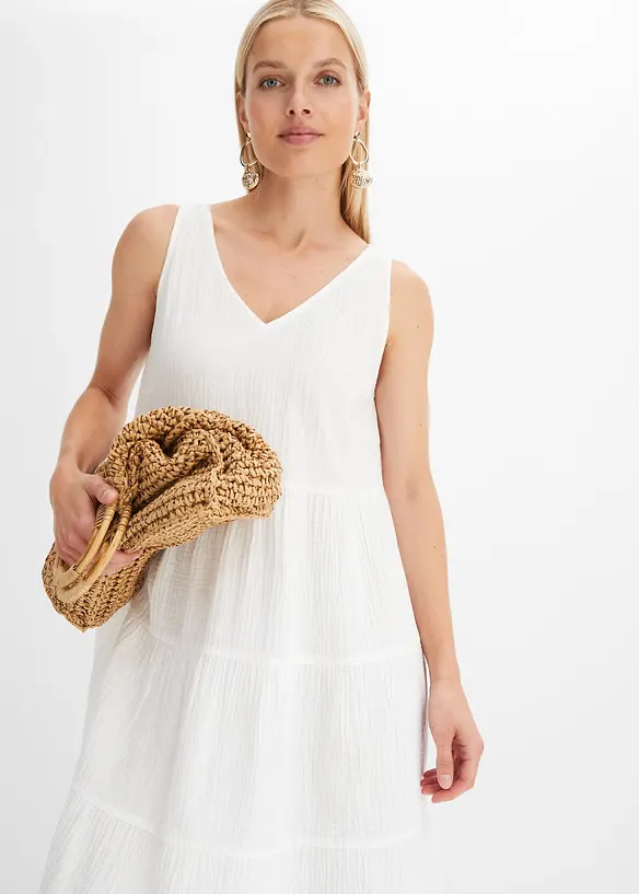 Robe en gaze 100% coton, bonprix