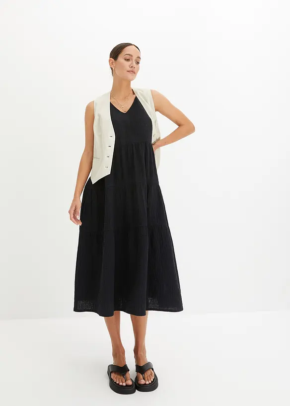 Robe en gaze 100% coton, bonprix