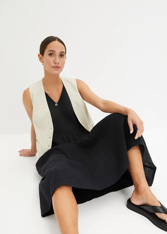 Robe en gaze 100% coton, bonprix