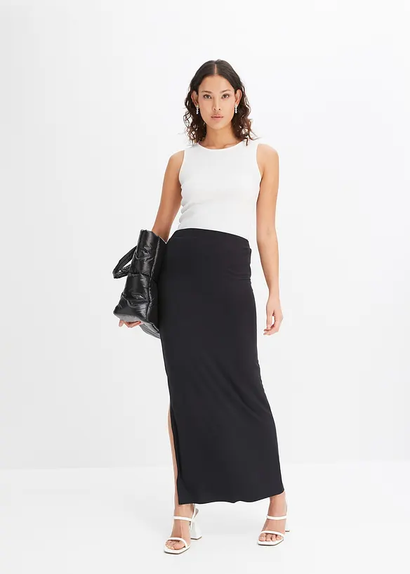 Jupe en jersey viscose fluide, bonprix