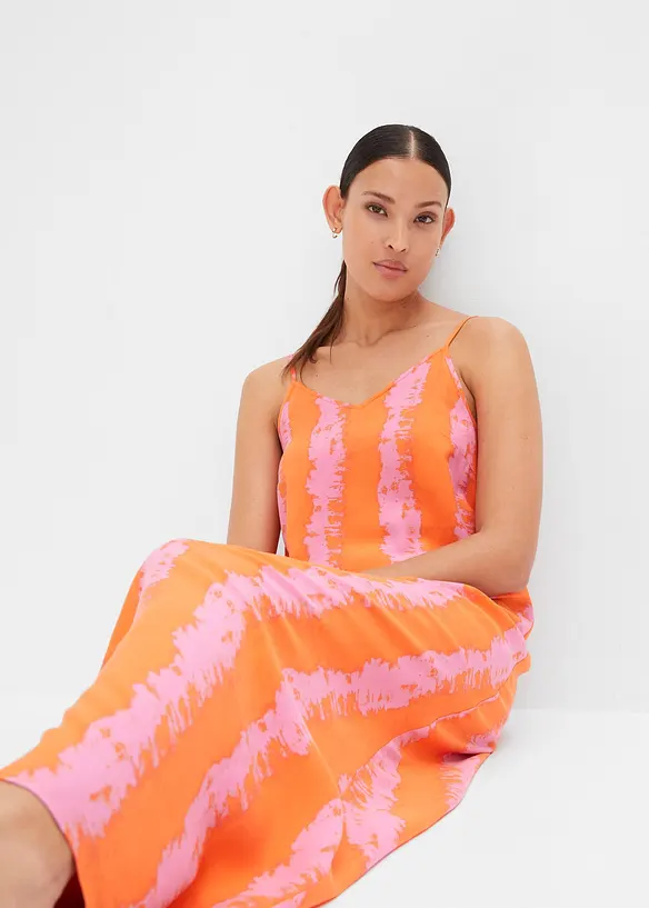 Robe à bretelles en viscose fluide, bonprix