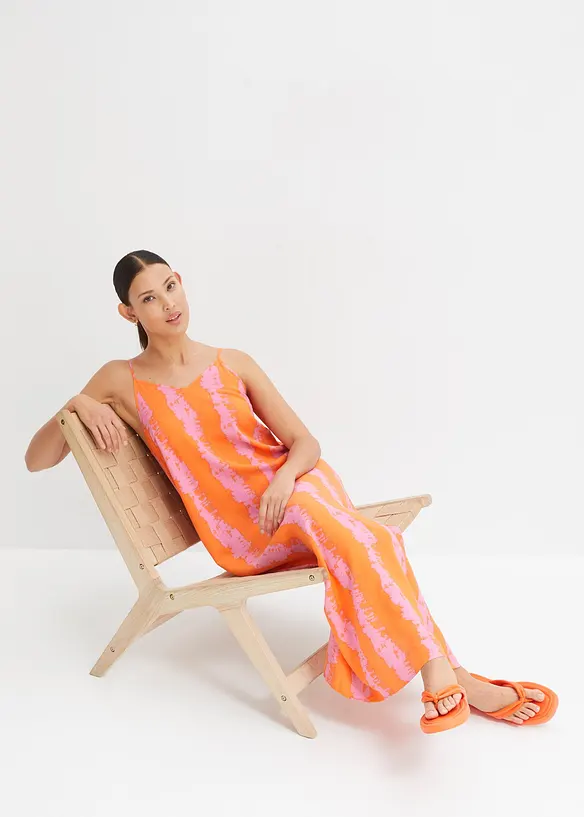 Robe à bretelles en viscose fluide, bonprix