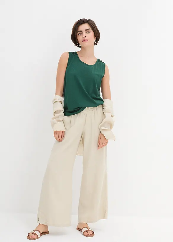 Top à dentelle, bonprix