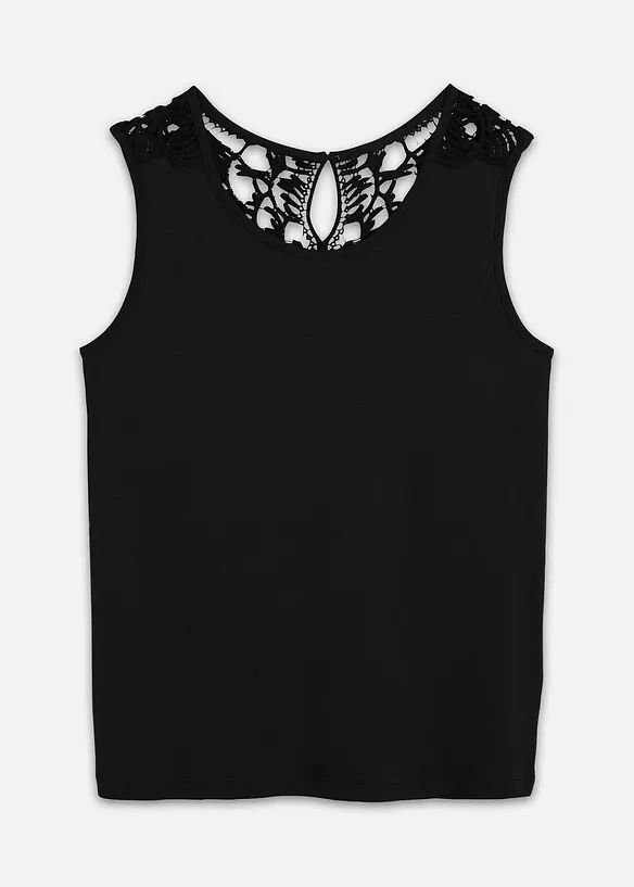 Top &agrave; dentelle, bonprix