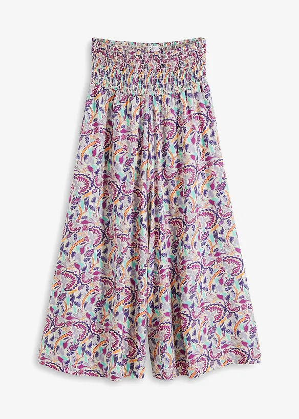 Pantalon palazzo en viscose fluide, bonprix