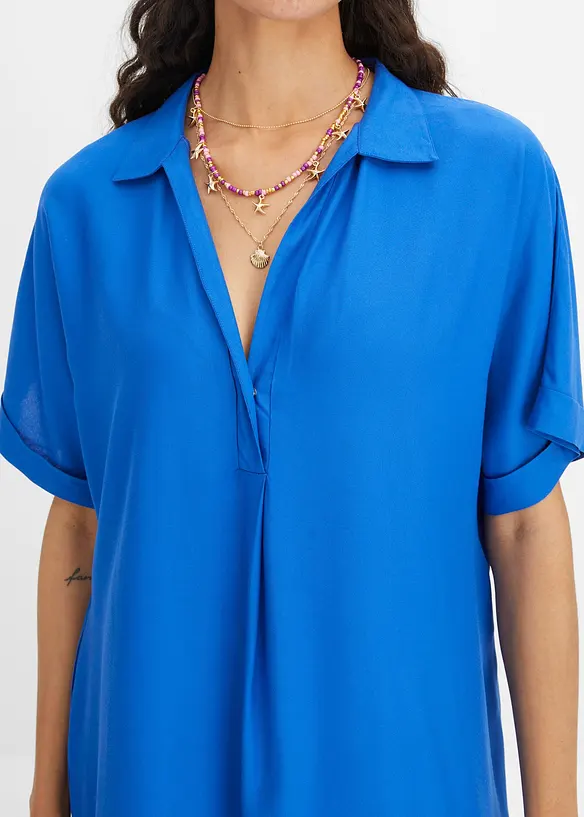 Robe col chemise à poches, bonprix