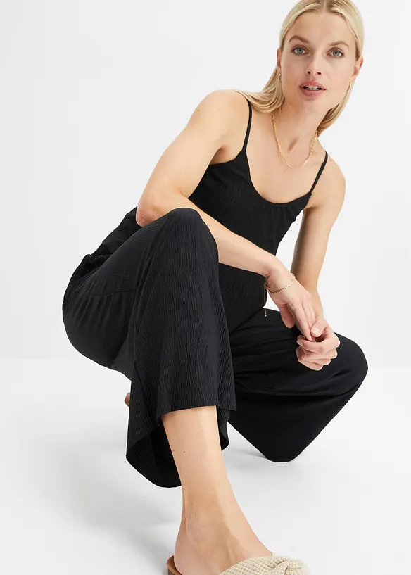 Combinaison en jersey pliss&eacute;, bonprix