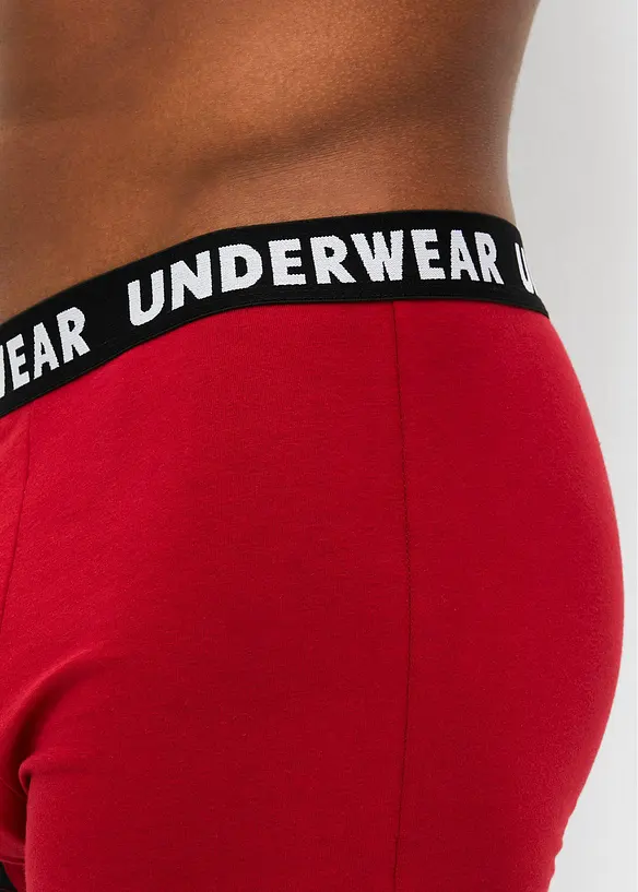 Lot de 3 boxers coton, bonprix