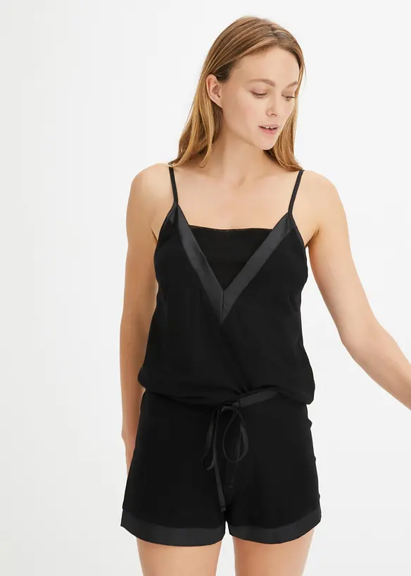 Pyjashort doux en viscose m&eacute;lang&eacute;e, bonprix