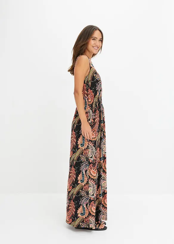 Robe longue en viscose douce et extensible, bonprix