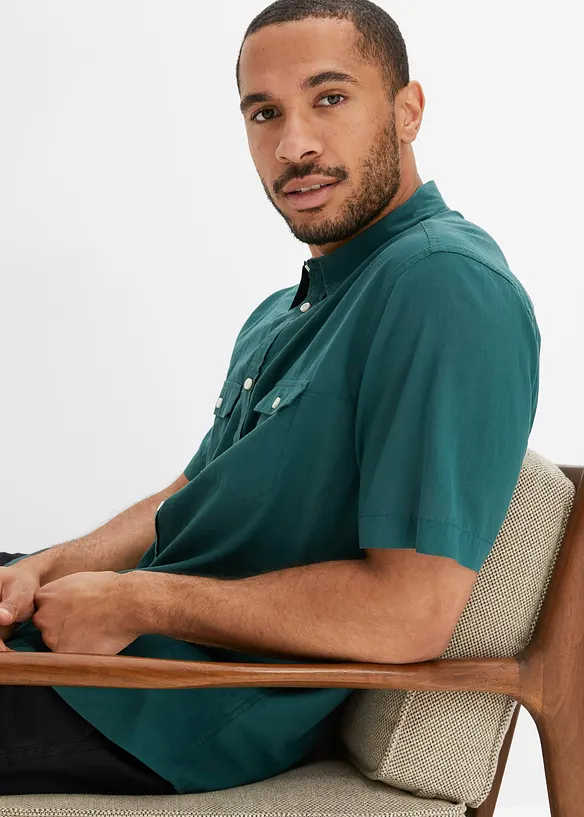 Chemise manches courtes 100% coton, bonprix