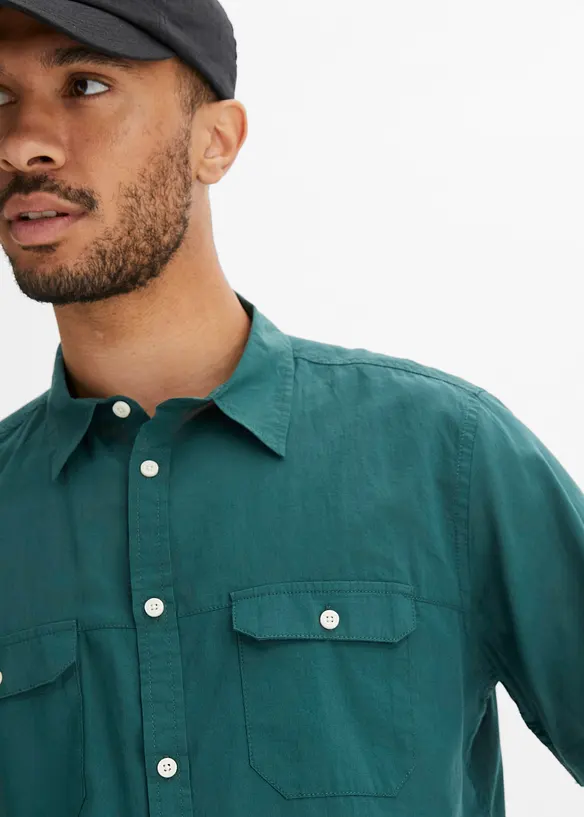 Chemise manches courtes 100% coton, bonprix