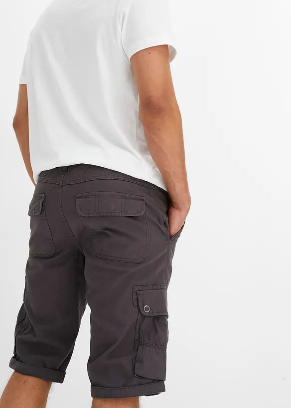 Bermuda cargo 100% coton, Regular, bonprix