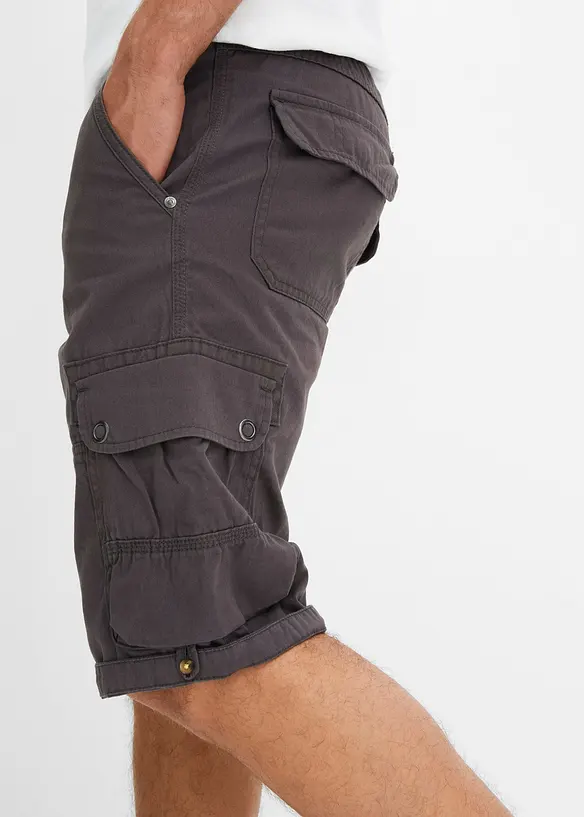 Bermuda cargo 100% coton, Regular, bonprix