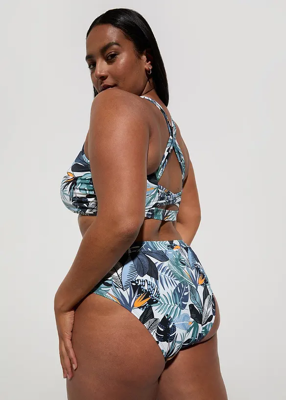 Bikini brassière (ens. 2 pces) à bretelles croisées, bonprix