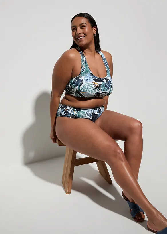 Bikini brassière (ens. 2 pces) à bretelles croisées, bonprix