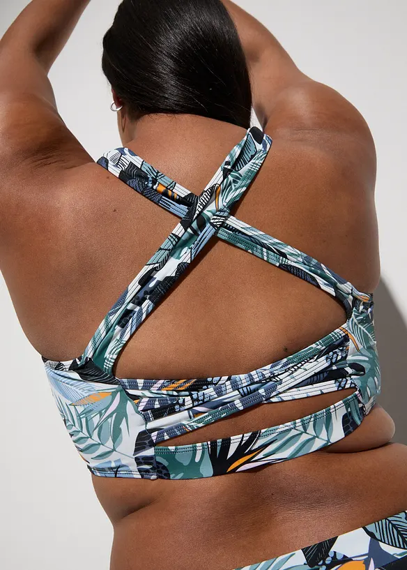 Bikini brassière (ens. 2 pces) à bretelles croisées, bonprix