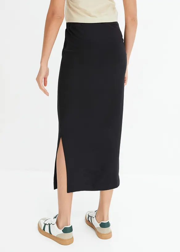 Jupe midi en viscose fluide, bonprix