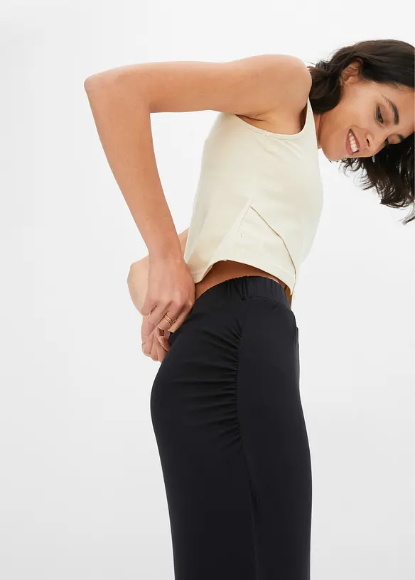 Jupe midi en viscose fluide, bonprix