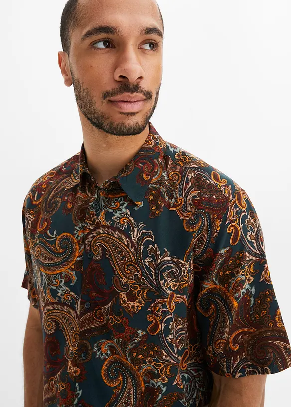 Chemise manches courtes en viscose, bonprix