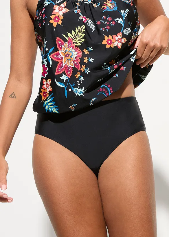 Tankini oversize (ens. 2 pces) &agrave; bretelles r&eacute;glables, bonprix